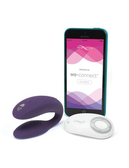 Вибромассажер для пар We-Vibe Sync Purple 