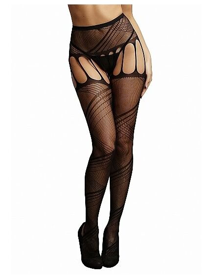 Колготки (имитация чулок) Crotchless Cut-Out Pantyhose 