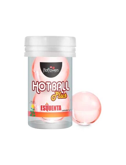 Лубрикант HOT BALL PLUS на масляной основе в виде двух шариков с разогревающим эффектом. 