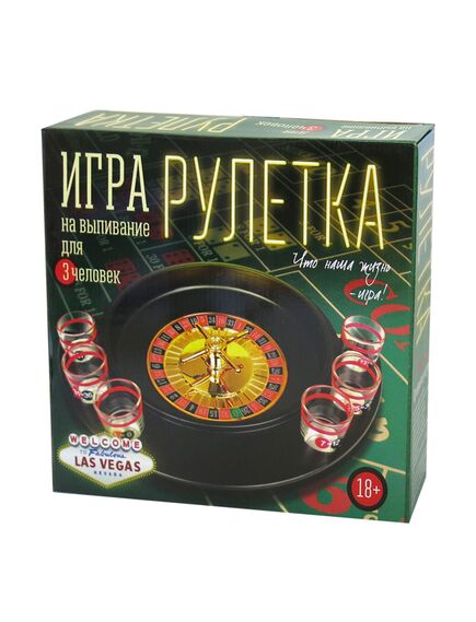 Игра застольная "Пьяная рулетка" (6 рюмок) 