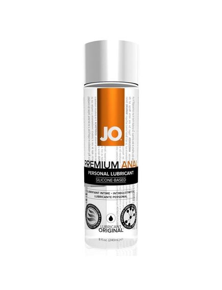 Анальный лубрикант на силиконовой основе JO Anal Premium, 8 oz - 240 мл., Выберите обьём: 240мл 