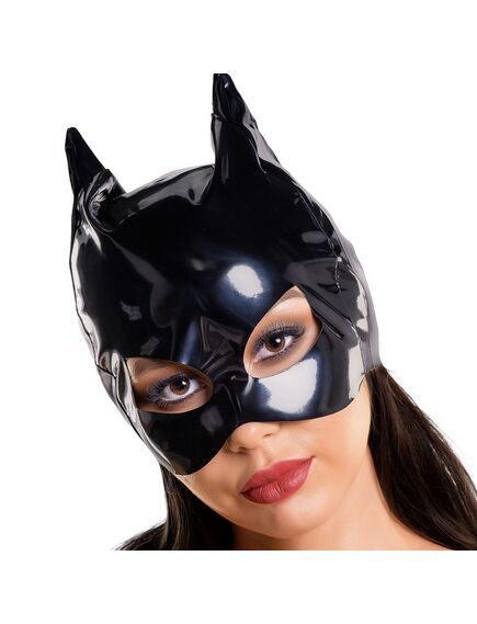 Полу-шлем с ушками кошки Glossy (One Size) 
