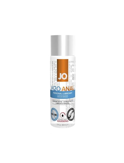 Анальный возбуждающий лубрикант на водной основе JO Anal H2O Warming, 2 oz (60мл.), Выберите обьём: 60мл 