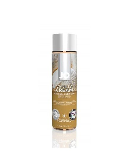 Вкусовой лубрикант Ваниль на водной основе JO Flavored Vanilla H2O 4oz (120 мл.) 