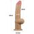 Фаллоимитатор на присоске Dual Layered Handle Cock "12.0" , изображение 6