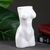 Кашпо - ваза "Женский торс" белый, 17см 