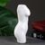 Кашпо - ваза "Женский торс" белый, 17см , изображение 3