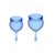 Набор менструальных чаш Satisfyer Feel good Menstrual Cup (dark blue) 