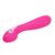 Розовый вибратор с электростимуляцией Hector - 19,5 см , изображение 4