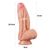 Фаллоимитатор гигант "Platinum Silicone Cock" 22 см Flesh , изображение 2