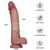 Фаллоимитатор с подвижной кожей из двухслойного силикона "10 Sliding Skin Pro II", 25 см , изображение 3