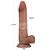 Фаллоимитатор с подвижной кожей из двухслойного силикона "8,5 Sliding Skin Pro", 21,6 см , изображение 2
