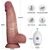 Вибратор с подвижной кожей из двухслойного силикона с пультом Д/У "8 Skin Pro II", 20 см , изображение 2